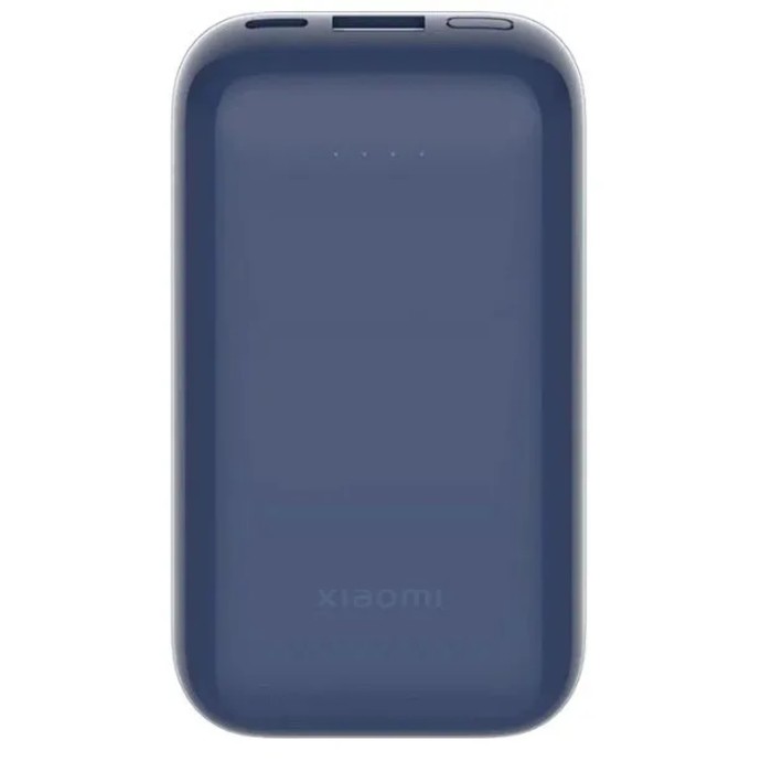 Внешний аккумулятор Xiaomi 33W (BHR5785GL), USB/USB-C, 3 А, 10000 мАч, индикатор, синий - Фото 1