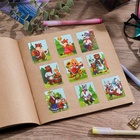 Наклейки детские бумажные «Сказка», c раскраской на обороте, 11 х 15.5 см 9257379