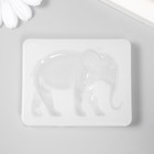 Молд силикон "Африканский слон" 0,8х7х5,5 см - фото 10264834