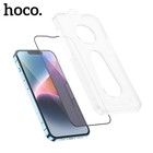 Защитное стекло Hoco для iPhone 14 Plus/13 Pro Max, с рамкой для установки, полный клей 9285578 - фото 13800711