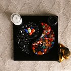 Японский сад камней настольный «Дзен. Асэми», с песочными часами и набором аксессуаров, 15×15 см - Фото 5