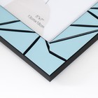 Фоторамка пластик 13х18 см "Хаос. Прямые линии" голубая 21х16 см - фото 30903908 Фоторамка пластик 13х18 см "Хаос. Прямые линии" голубая 21х16 см - фото 30903908