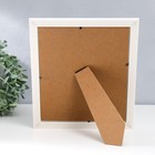 Фоторамка пластик 20х25 см "Волны" белая с чёрным 28,5х23,5 см - фото 25351096