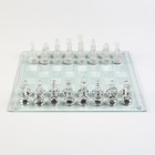 Шахматы стеклянные, доска 35 х 35 см - Фото 2