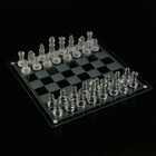 Шахматы стеклянные, доска 35 х 35 см - Фото 5