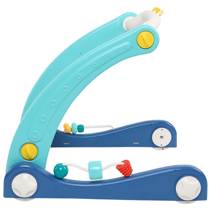 Развивающий игровой коврик-ходунок Everflo 2 в 1 Happy Childhood HS0489637, синий - фото 1909095769