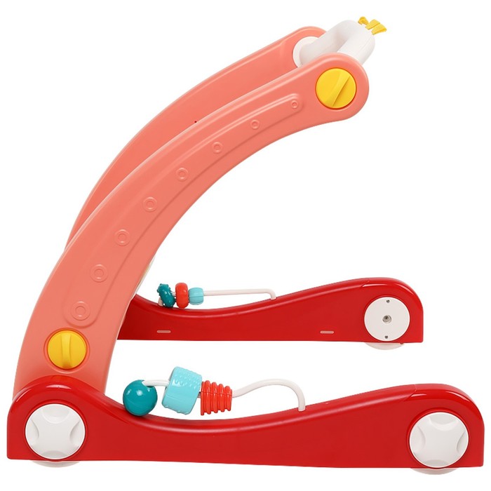 Развивающий игровой коврик-ходунок Everflo 2 в 1 Happy Childhood HS0489638, красный - фото 1909095774
