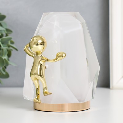 Сувенир "Человек и льдина" 10х10х13