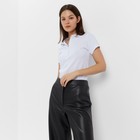 Брюки женские (экокожа) MINAKU: Eco leather цвет чёрный, размер 46 9437245 - фото 14152011