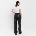 Брюки женские (экокожа) MINAKU: Eco leather цвет чёрный, размер 48 9437246 - фото 14152017