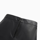 Брюки женские (экокожа) MINAKU: Eco leather цвет чёрный, размер 48 9437246 - фото 14152022
