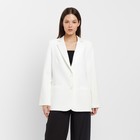 Пиджак женский MINAKU: Classic цвет белый, р-р 42 - фото 1863254