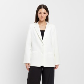 Пиджак женский MINAKU: Classic цвет белый, р-р 48