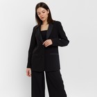 Пиджак женский MINAKU: Classic цвет черный, р-р 42 - фото 319279250