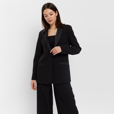 Пиджак женский MINAKU: Classic цвет черный, р-р 48