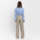 Брюки женские (экокожа) MINAKU: Eco leather цвет серый, размер 42 9437305 - фото 14152092