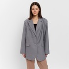 Пиджак женский MINAKU: Classic цвет серый, р-р 42-44 - Фото 2