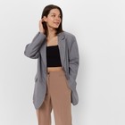 Пиджак женский MINAKU: Classic цвет серый, р-р 42-44 - фото 319904012