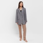 Пиджак женский MINAKU: Classic цвет серый, р-р 42-44 - Фото 8