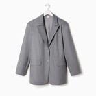 Пиджак женский MINAKU: Classic цвет серый, р-р 42-44 - Фото 11