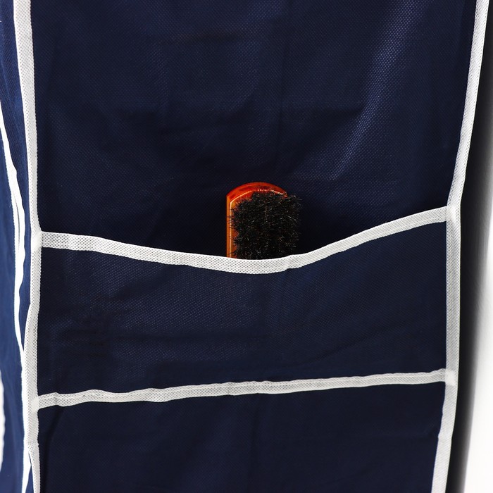 Обувница, 5 ярусов, 57×28×90 см, цвет синий - фото 1889131501