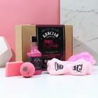 Подарочный набор женский «Блистай каждый день», бомбочка для ванны,мочалка,гель для душа и мыло - фото 319279352