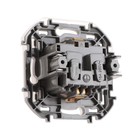 Розетка Legrand INSPIRIA, 2К+З, IP 44, с откидной крышкой и шторками, 16 А, 250 В, Белый 9487495 - фото 16559508
