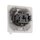 Розетка Legrand INSPIRIA, 2К+З, IP 44, с откидной крышкой и шторками, 16 А, 250 В, Белый 9487495 - фото 16559512