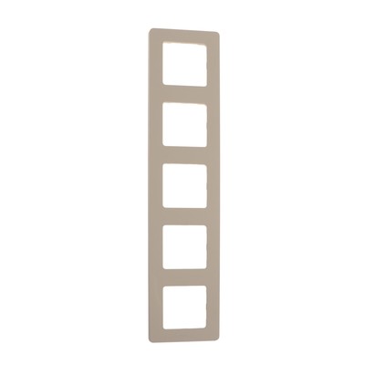 Рамка Legrand INSPIRIA, 5 пост, Слоновая кость