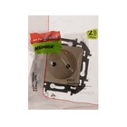 Розетка Legrand INSPIRIA, 2 К, 16 А, 250 В, Слоновая кость - Фото 3