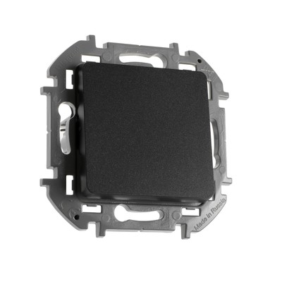 Переключатель Legrand INSPIRIA, 1 клавиша, 10 AX, 250 В, антрацит