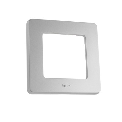 Рамка Legrand INSPIRIA, 1 пост, Алюминий