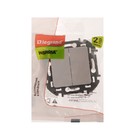 Выключатель Legrand INSPIRIA, 2-кл, 10 AX, 250 В, Белый - Фото 3