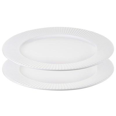 Набор обеденных тарелок Liberty Jones Soft Ripples, 27 см, цвет белый