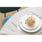 Набор обеденных тарелок Liberty Jones Soft Ripples, 27 см, цвет белый - Фото 10