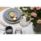 Набор обеденных тарелок Liberty Jones Soft Ripples, 27 см, цвет серый - Фото 3
