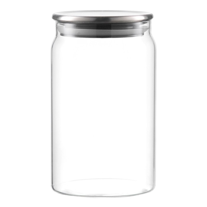 Банка для хранения, стеклянная, 900 мл - Фото 1