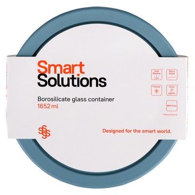 Контейнер для запекания и хранения Smart Solutions, цвет синий, 1.6 мл