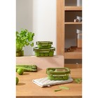 Контейнер для запекания, хранения и переноски продуктов в чехле, цвет зелёный, 370 мл - Фото 16