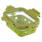 Контейнер для запекания, хранения и переноски продуктов в чехле Smart Solutions, цвет зелёный, 370 мл - Фото 3