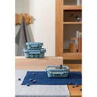 Контейнер для запекания, хранения и переноски продуктов в чехле Smart Solutions, цвет синий, 640 мл - Фото 2