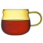 Чайник стеклянный с двумя чашками, цвет жёлтый, 1.2 л - Фото 4