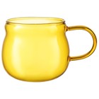 Чайник стеклянный с двумя чашками, цвет жёлтый, 1.2 л - Фото 7