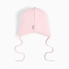 Шапочка для девочки, цвет светло-розовый, размер 46-48 9471316