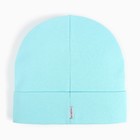 Шапка для девочки, цвет мятный, размер 52-54 - фото 46317404