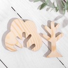 Заготовка для творчества "Фигурка дерева" 8х10,8 см (комплект 2 шт) - фото 24173920