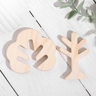 Заготовка для творчества "Фигурка дерева" 8х9,3 см - фото 22030712