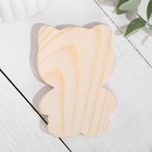 Заготовка для творчества "Мишка" 6,5х9,3х1,2 см - фото 22030736