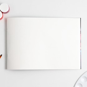 Альбом для рисования А4 12 листов на скрепке «Краски» обложка 160 г/м², бумага 100 г/м².