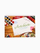 Альбом для рисования 40 листов А4 на скрепке «Краски» обложка 160 г/м², бумага 100 г/м². - Фото 2